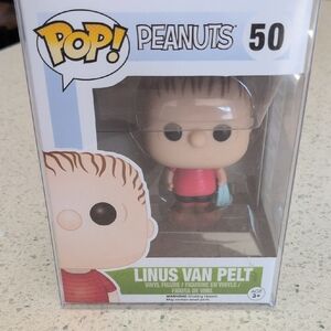 Peanuts Linus Van Pelt Figure - Red and Blue Pop New